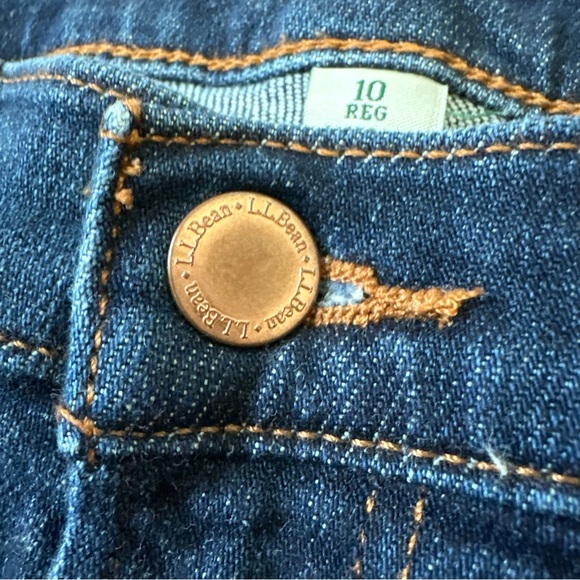 L.L Bean Women’s Jeans High-rise Mini Boot Jean Size 10 Regular - Picture 5 of 13
